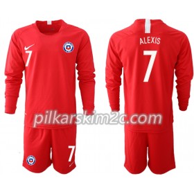 Koszulka Chile ALEXIS 7 Dziecięca Główna 2018-2019 - Koszulki Piłkarskie(L/S)